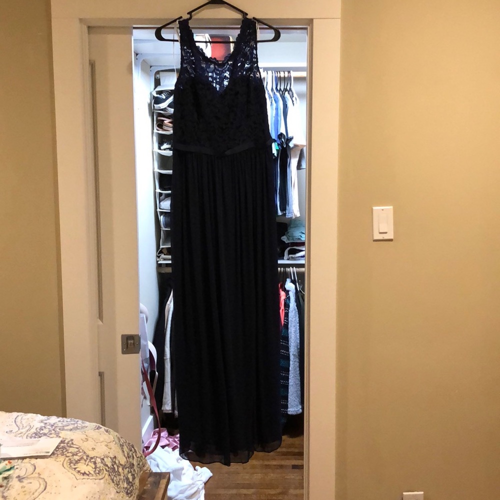 David’s bridal bridesmaid dress